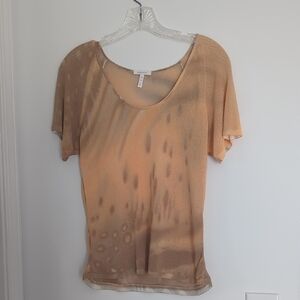 Escada Tan Short Sleeve Women's Top